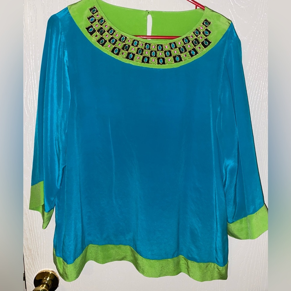 Bob Mackie Lightweight Vintage Large Womens Blouse